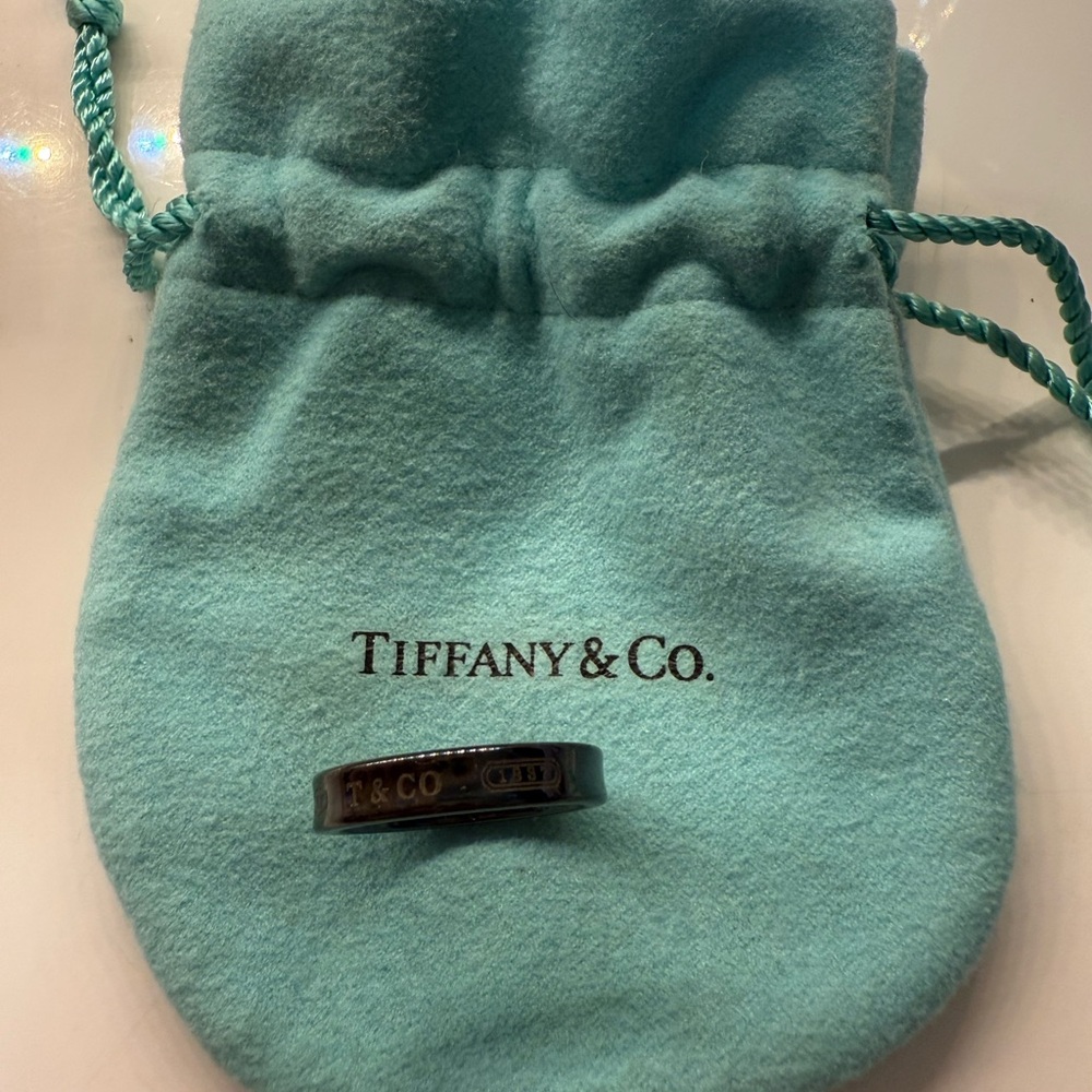 Tiffany and Co. Titanium 1837 Ring, Narrow